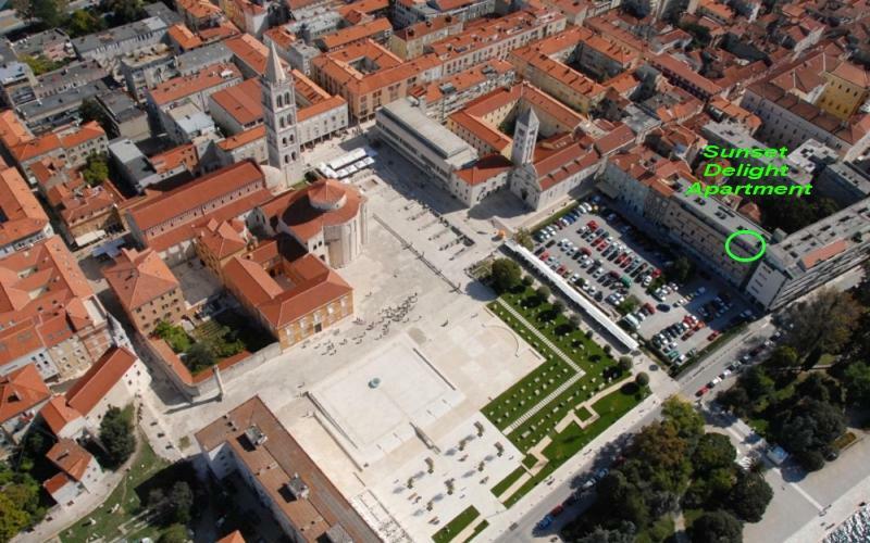 Ferienwohnung Sunset Delight In Old Town Zadar Exterior foto